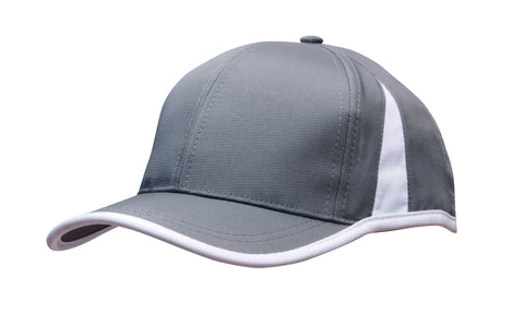 6 Panel Ripstop Cap with Trim & Inserts