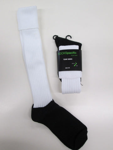 White Rugby/Sports Sock