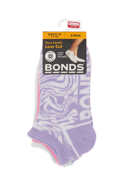 Bonds Fashion Trainer Socks 4pk
