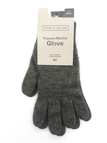 Merino Possum Gloves - Kauri