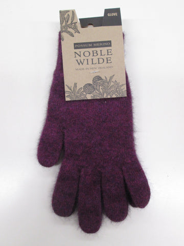 Merino Possum Gloves - Twilight