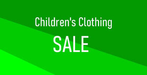 It's on sale! All children's clothing priced to clear.