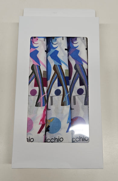 Ladies Large Handkerchief 3pk