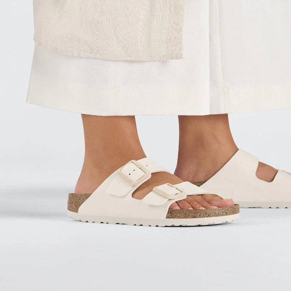 Birkenstock Arizona Birko Flor Eggshell