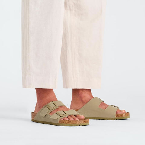 Birkenstock Arizona Birko Flor Faded Khaki