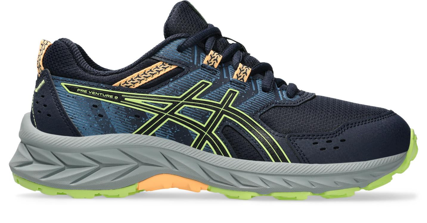 Asics Gel Venture 9 GS Midnight/Lime Green