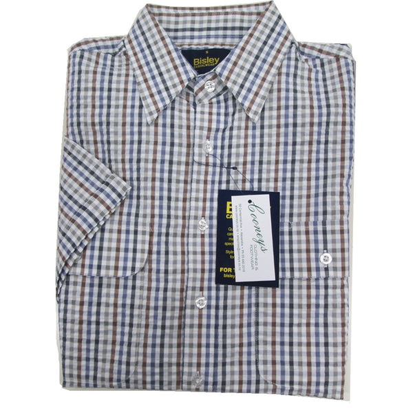 Bisley S/S Seercucker shirt-BS20439