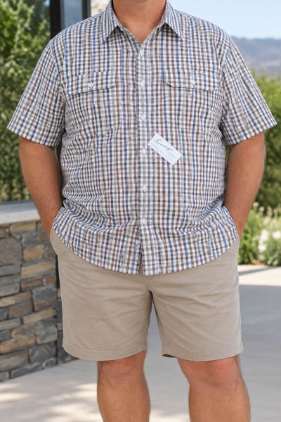 Bisley S/S Seercucker shirt-BS20439