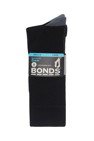 Bonds Very Comfy Bamboo Crew 5Pk