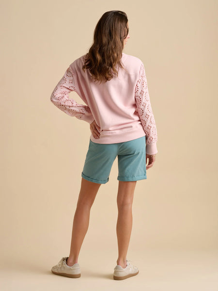 Brakeburn W Broderie Crew neck Sweat