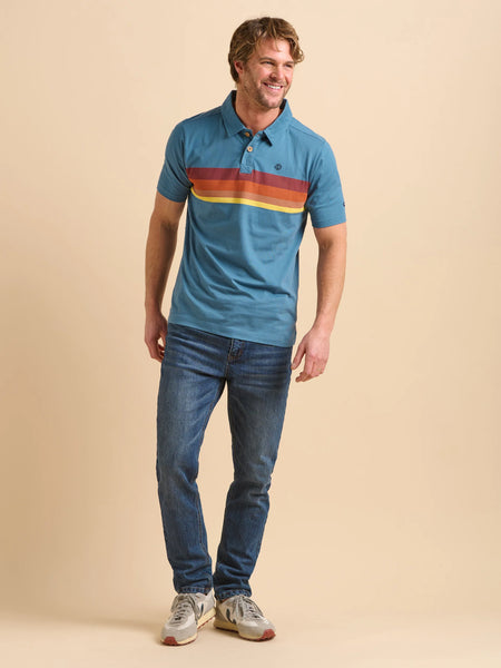 Brakeburn Retro Stripe Polo
