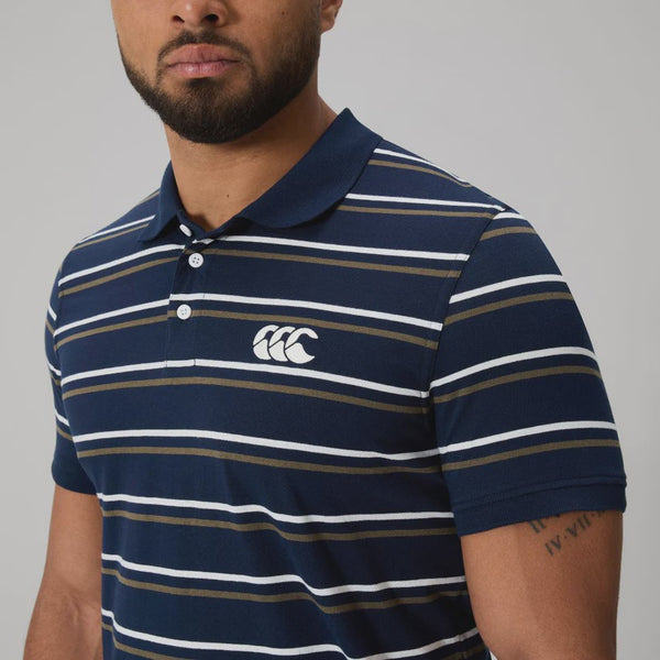 CCC Yarn Dye Striped Polo