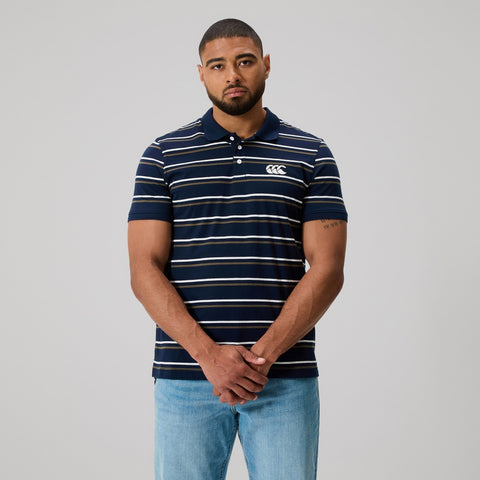CCC Yarn Dye Striped Polo