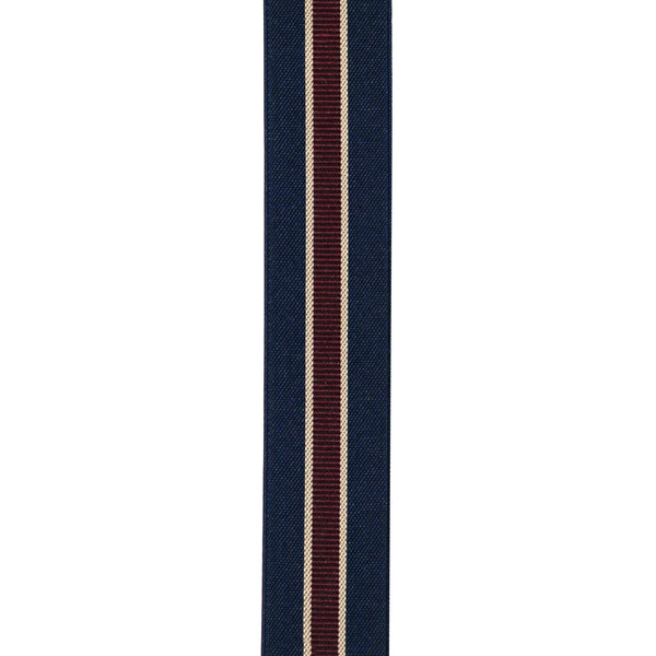 Fellini 35mm Leather Back Braces-Stripe