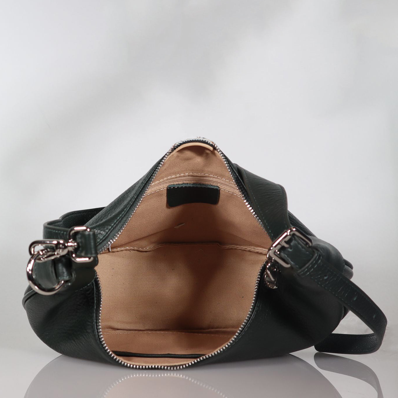 Minx Half Moon Bag Bottle Green – Cooneys Clothing & Footwear