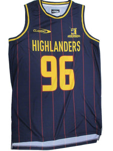 Highlanders Super Rugby Basketball Singlet 2024