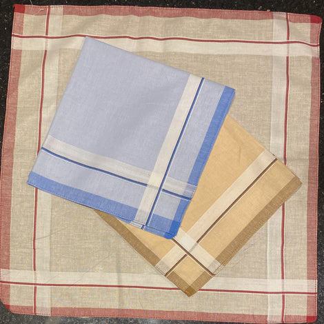 Mens Woven Hankerchief 3PK