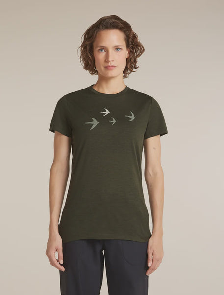 Icebreaker W Merino 150 Tech Lite-Bird Transit