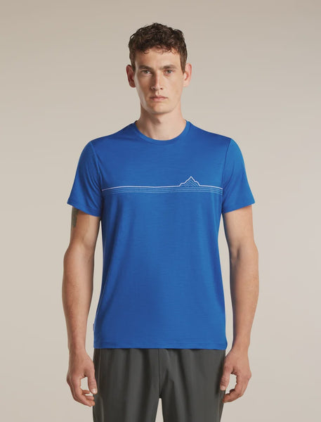 Icebreaker M Merino 150 Tech Lite-Range Stripes