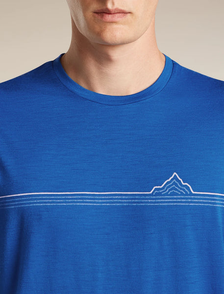 Icebreaker M Merino 150 Tech Lite-Range Stripes