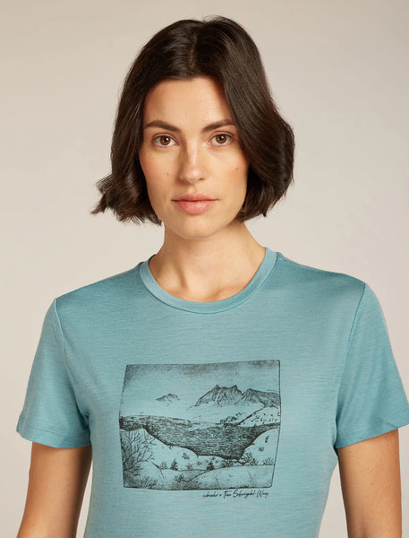 Icebreaker W Merino 150 Tech Lite-Lake