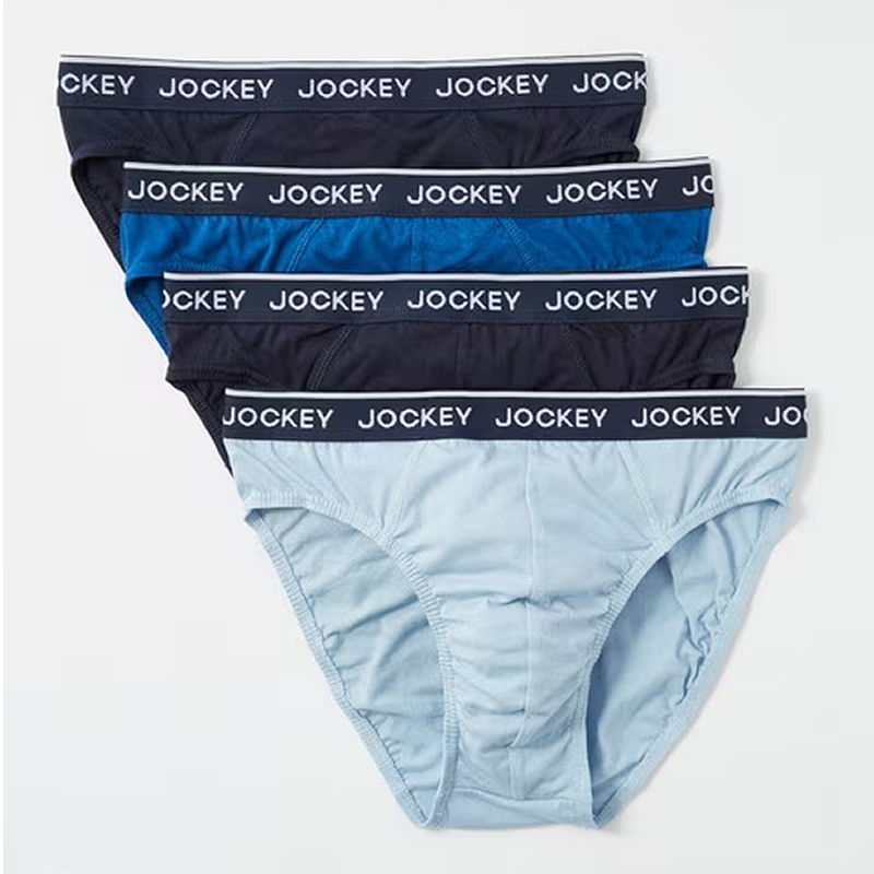 Jockey 4 pack Elastic Band Briefs