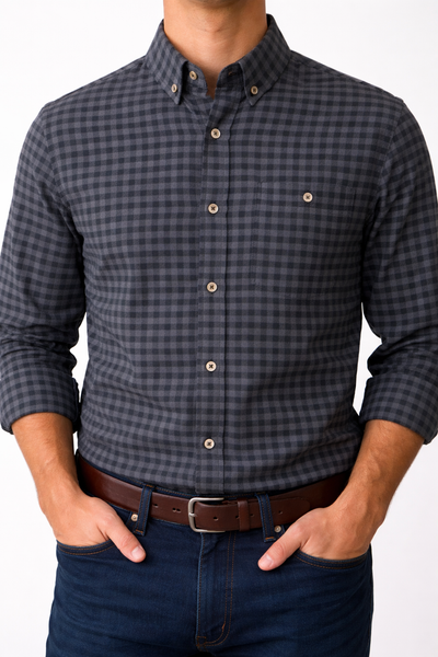 Lichfield Lifestyle Wool blend L/S shirt-