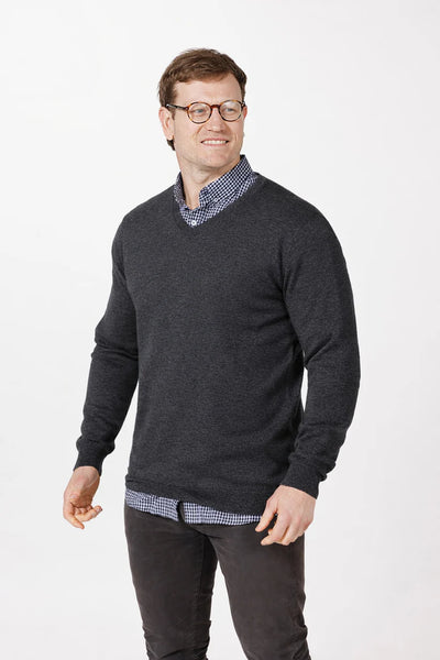 Lichfield 100% Merino V-Neck
