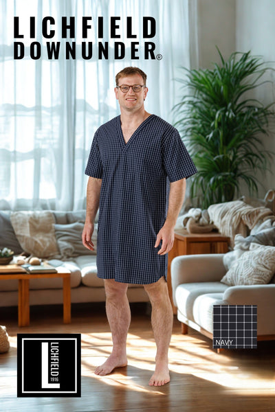 Lichfield Woven  S/S Nightshirt