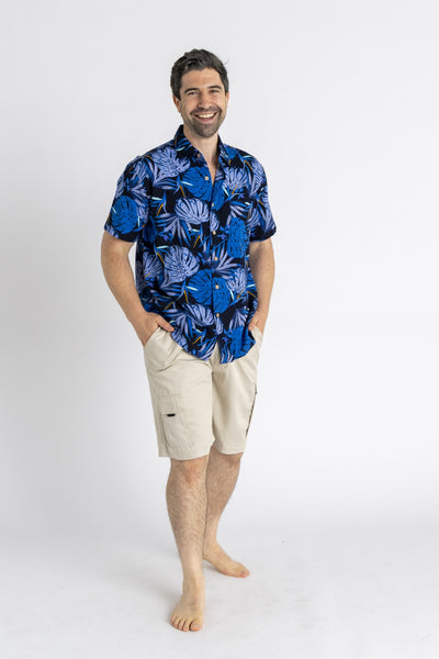 Midnight Palms S/S Bamboo Shirt