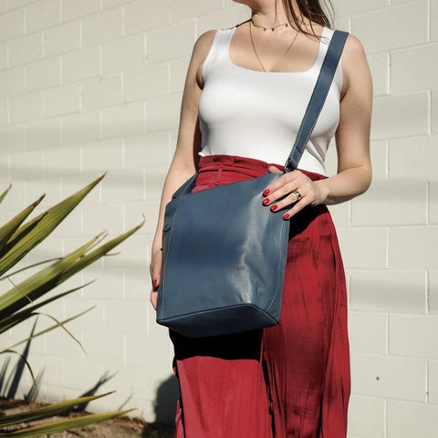 Milleni Nappa Leather Cross Body Bag 9801
