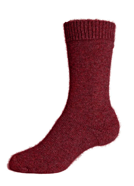 Merino Possum Socks - Sangria