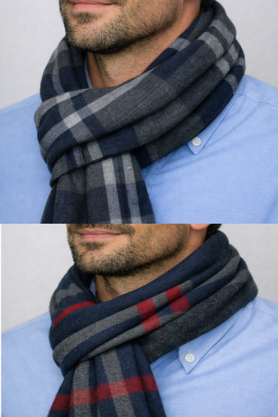 AUTN Wool Blend Scarf.