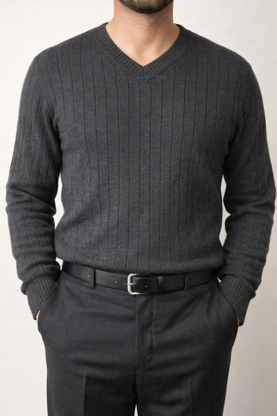 Silverdale Ribbed V-Neck 5320