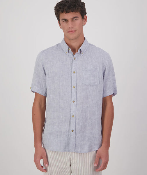 Swanndri Humber S/S Linen Shirt