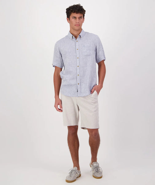 Swanndri Humber S/S Linen Shirt