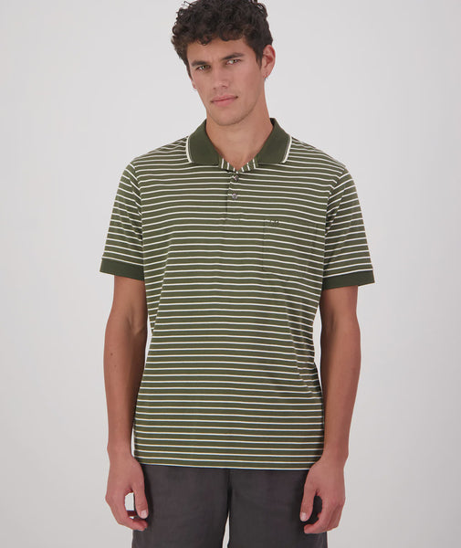 Swanndri Carlisle Stripe Polo