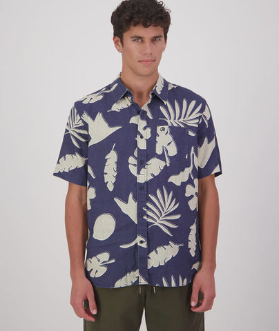 Swanndri Leafage S/S Linen