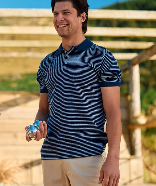 Swanndri Willowby Stripe Polo