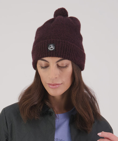 Swanndri Hutton Turn Up  Bobble Beanie