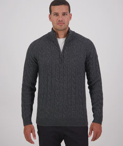 Swanndri Doncaster v2 Zip Cable knit