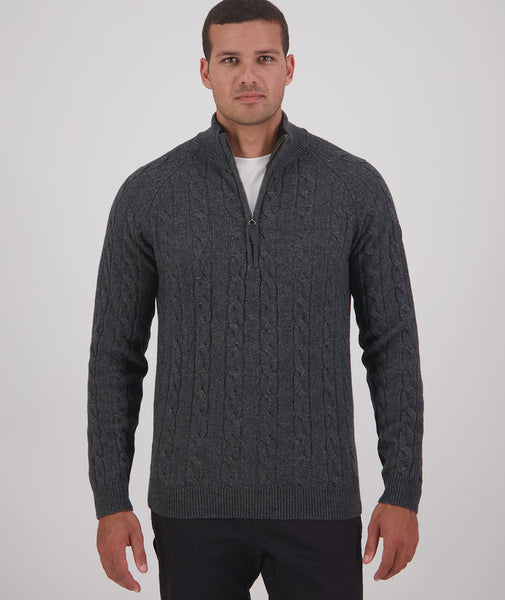 Swanndri Doncaster v2 Zip Cable knit