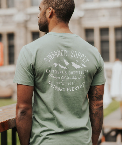 Swanndri Old Ties Print Tshirt