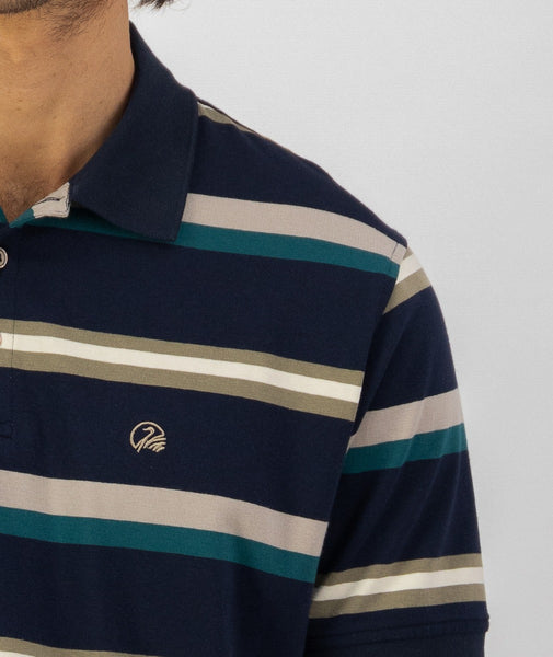 Swanndri Winfred Stripe Polo