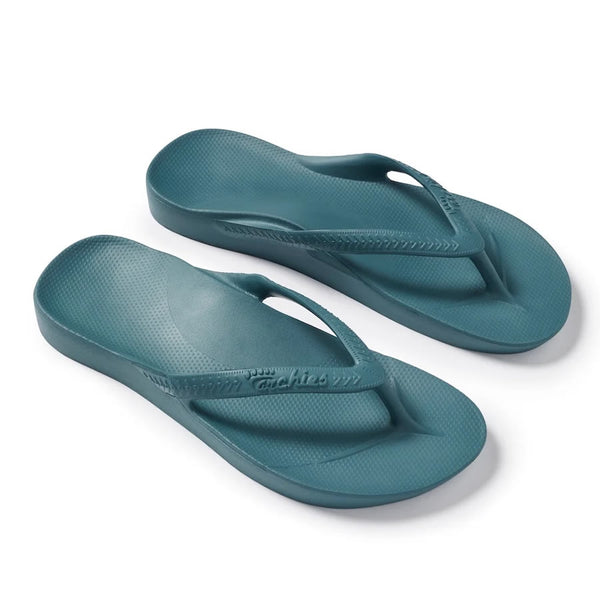 Archies Arch Support Jandals Classic Teal