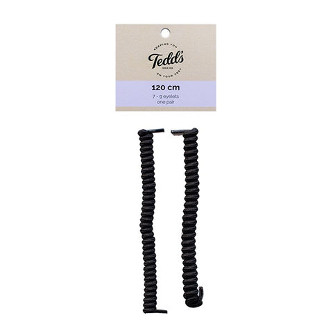 Spiral Elastic Laces
