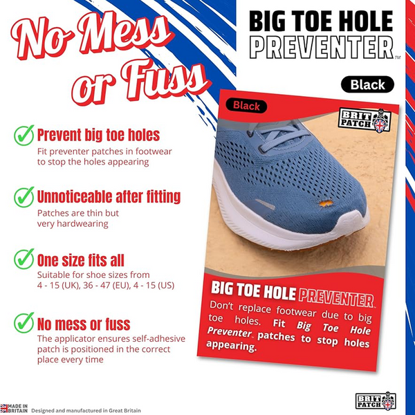 Brit Patch Trainer Big Toe Hole Preventer
