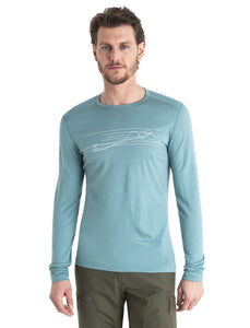 Icebreaker M Merino 200 Oasis-Ski Stripes