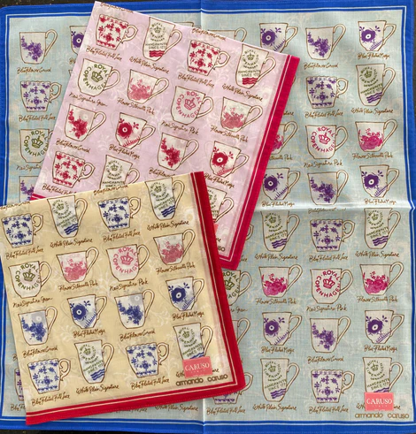 Ladies Large Handkerchief - Cups