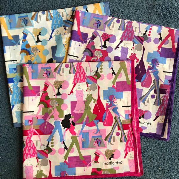 Ladies Large Handkerchief 3pk